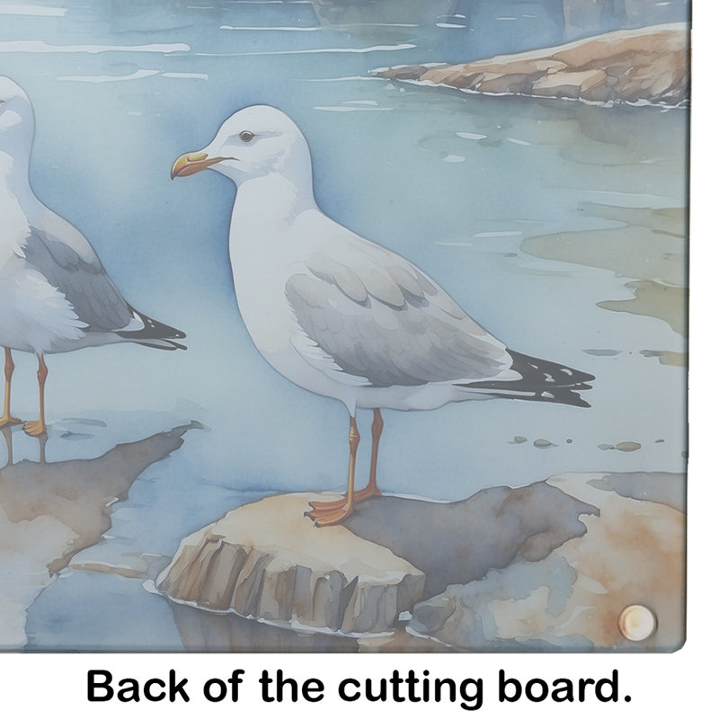 Planche à découper en verre Gulls
