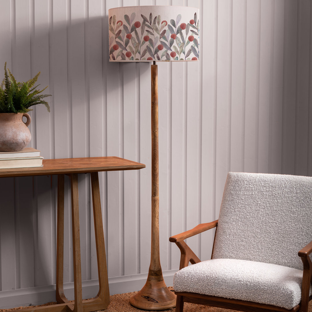 Kinross 158cm Brushed Traditional Floor Lamp