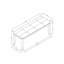 Light Grey Dining Bench