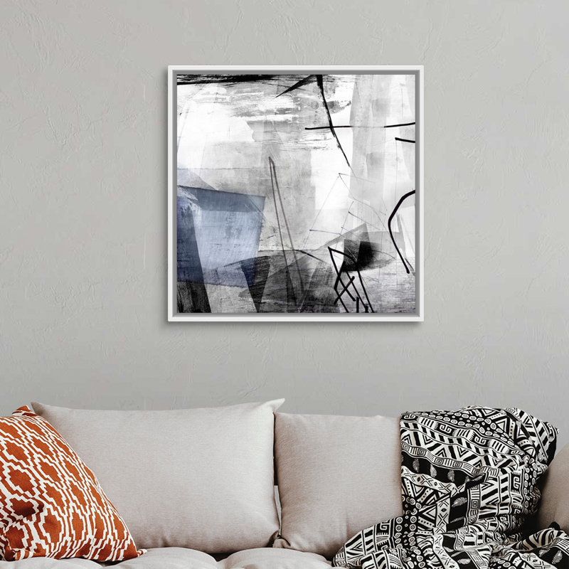 "Oh Wonder I" par PI studio-reproduction d’art sur toile, H 32 po x l 32 po x P 1,75 po, Toile encadrée flottée blanche