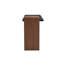 Table d'appoint moderne à deux tons pour canapé - console d'entrée multifonctionnelle en bois de grain de bois noir et bois de noyer MDF avec tablettes de rangement ouvertes à 2 niveaux pour le salon, le couloir et la chambre à coucher-129705127