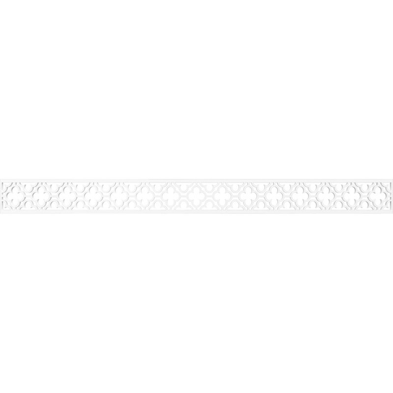 Moulure de Chicago, H 4 po x l 46,38 po x P 0,38 po, PVC de qualité architecturale
