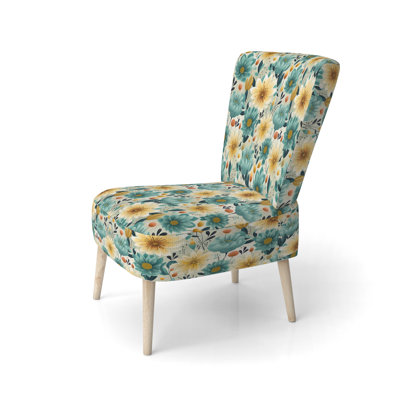 Mindfulness Sanctuary Mediation - Upholstered Cottage Accent Side Chair