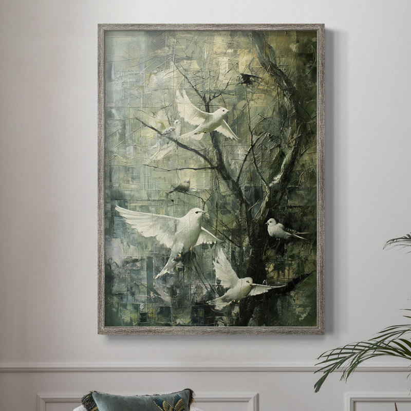 ANIMALS Series LXVI, reproduction encadrée - bois massif, H 21 po x l 17 po