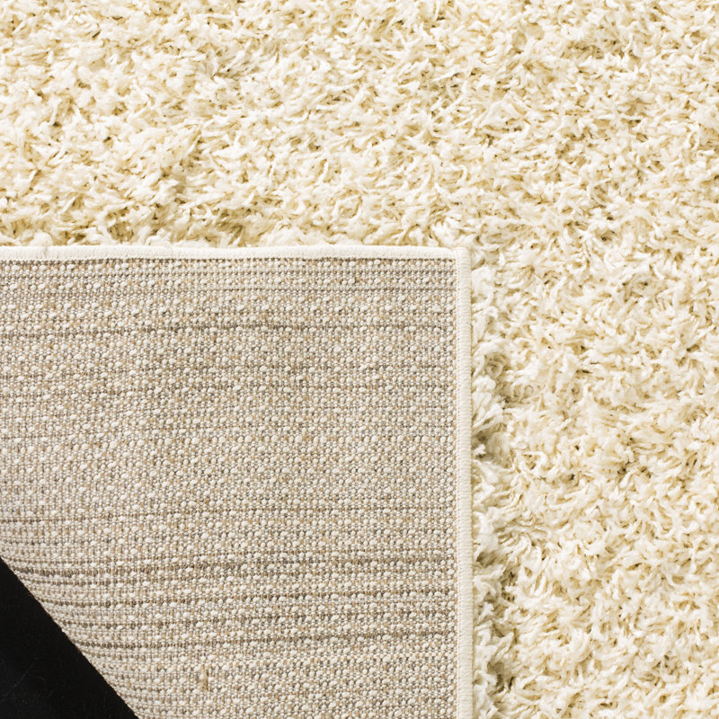 Aubuchon Sga-Athens Shag Performance Solid Color Rug, Square 6'7"