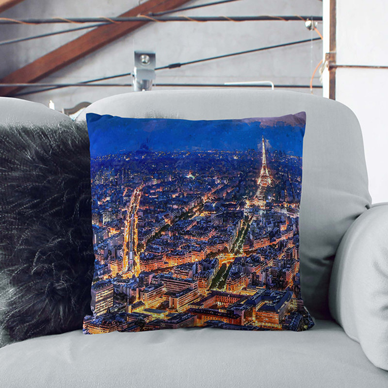 X7550X Square Throw Cushion, 55cm H x 55cm W x 20cm D