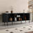 Modern TV Stand with Sliding Door for TVs up to 85"-1931715413