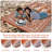 Outdoor Rug, Reversible Patio Rug, Large Vintage Medallion RV Camping Carpet, Waterproof Indoor Outdoor Plastic Straw Mat for Deck, Picnic, Beach, Pool, Garden-117521589-117521585