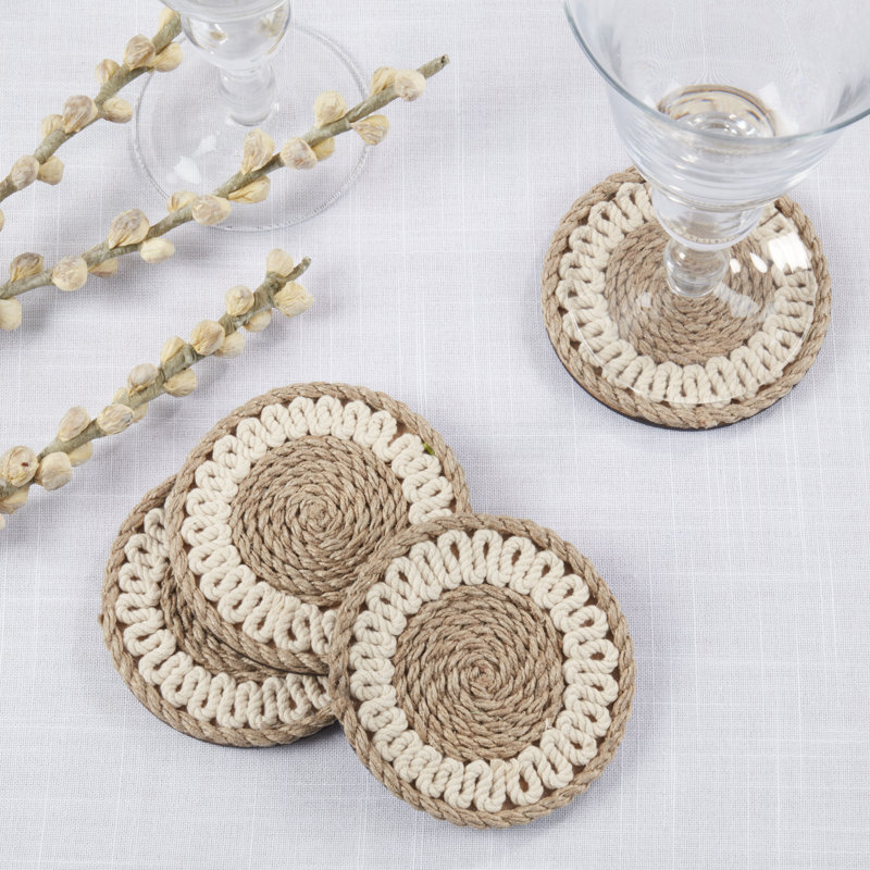 Acantha Collection Rope No Pattern Round Napkin
