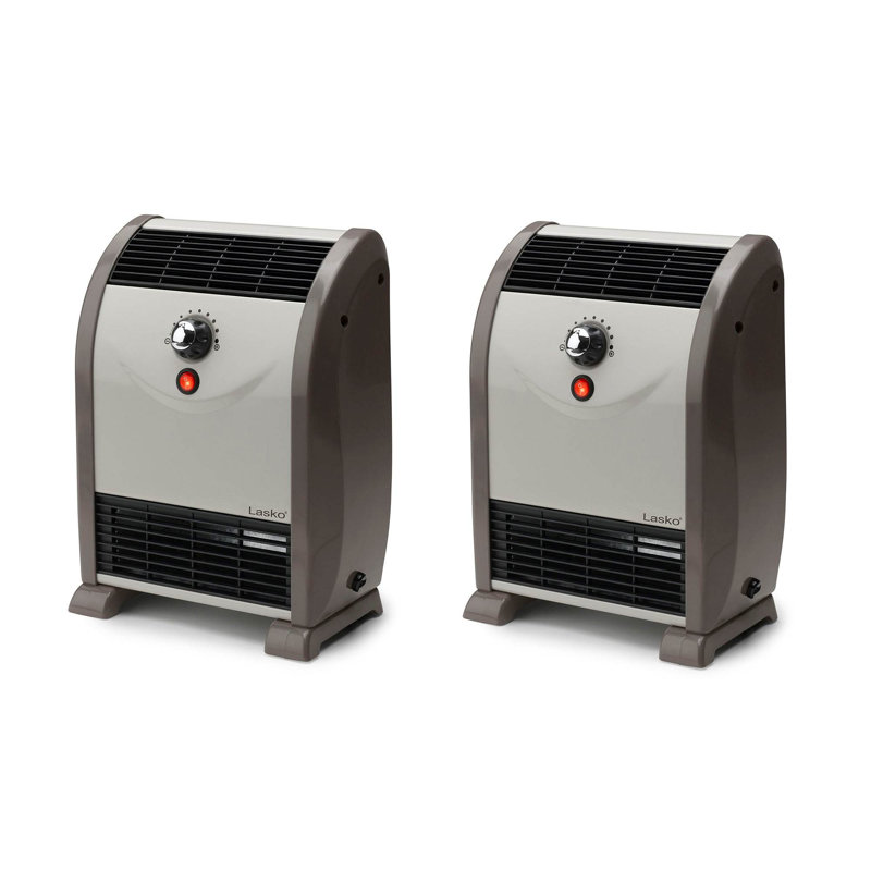 Lasko 1500 Watt 5118 BTU Electric Compact Space Heater with Adjustable Thermostat