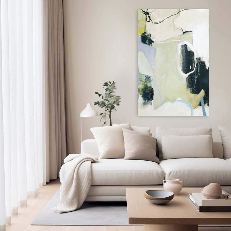 Art Remix 1 Abstract Art contemporain, H 60 po x l 40 po