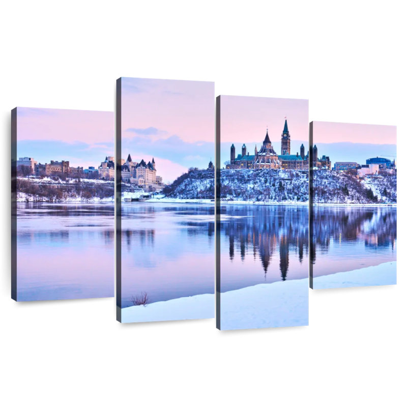 Nicci Ottawa en hiver, H 42 po x l 68 po