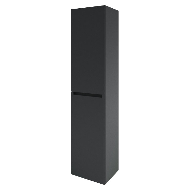 Mcdade Linen Cabinet, Steel Grey