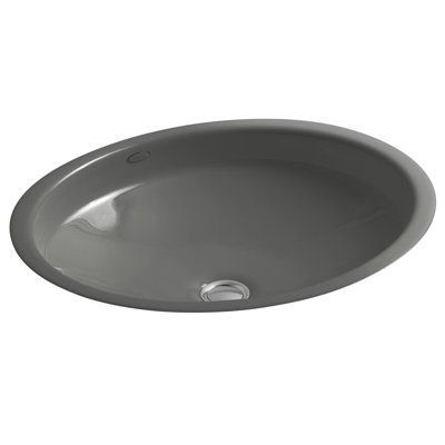 Canvas® Metal Oval Undermount Bathroom Sink with Overflow