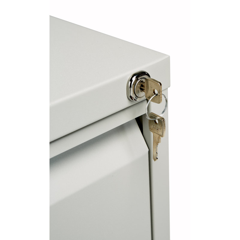 47cm Wide 4 -Drawer Steel File Cabinet, Grey