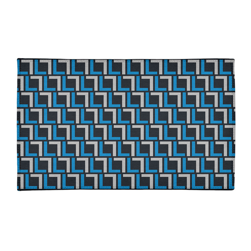 Geometric Indoor Rug, Rectangle 5' x 7'