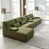 Green+L-shaped+5 Seat