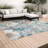 Machine Washable Indoor/Outdoor Chantille ACN2882 Floral Rug-1832707968-1832707972
