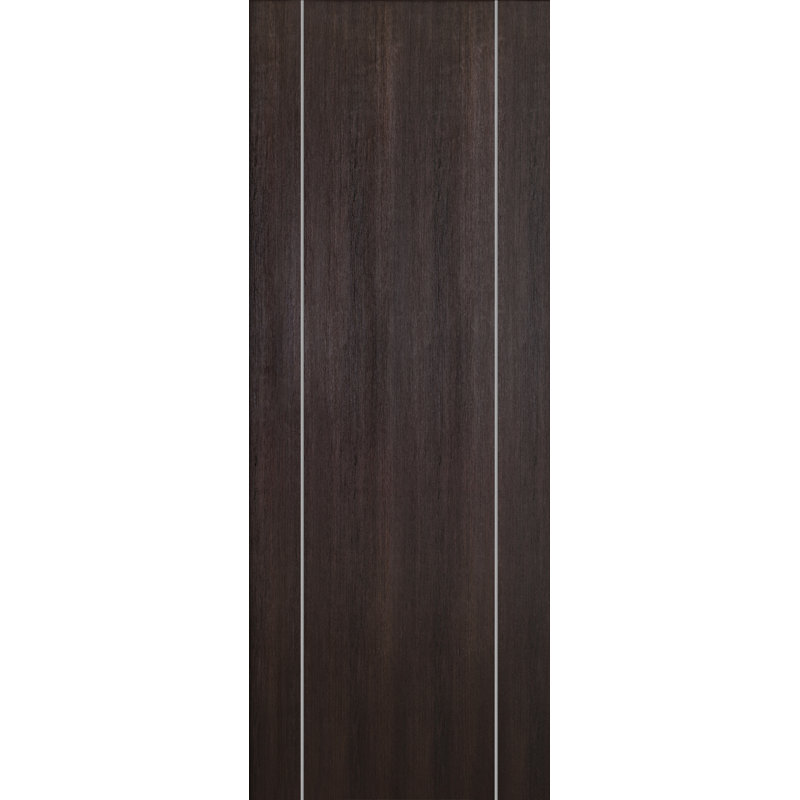 Dalle de porte intérieure standard en bois manufacturé Optima 2U, 23,875 po x 79,37 po, Chêne Veralinga