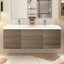 Meuble-lavabo double 59 po avec plateau en résine Scheuerman-1608361641