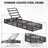 Mirari 3-Piece Outdoor Chaise Lounge Set With Side Table, All-Weather Wicker Patio Recliners With 5" Thick Cushions-1621709033