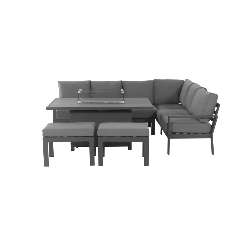 Abhik Titchwell Corner Set with Firepit