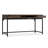 Sanford 60"W Solid Wood Industrial Writing Desk With Drawers And Keyboard Tray