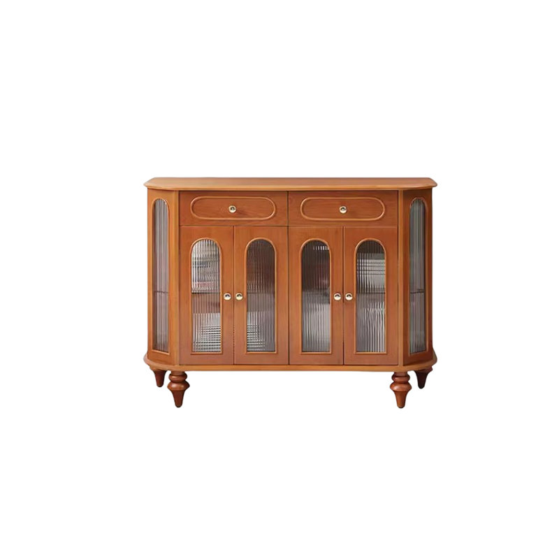 "Premium Solid Wood Multi-Door Cabinet" 59.06'' Sideboard, Brown