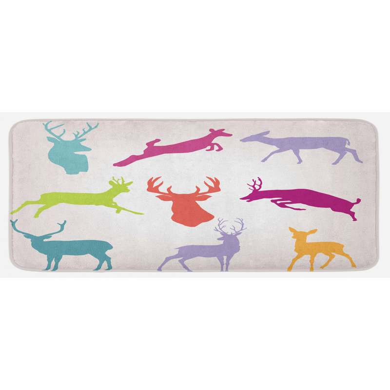 Tapis de cuisine antlers
