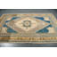 Tapis turc rétro tissé à la main avec des motifs traditionnels distinctifs pour le décor du salon