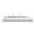 Boyter 60'' Solid Surface Rectangular Wall Mount Bathroom Sink-137670497