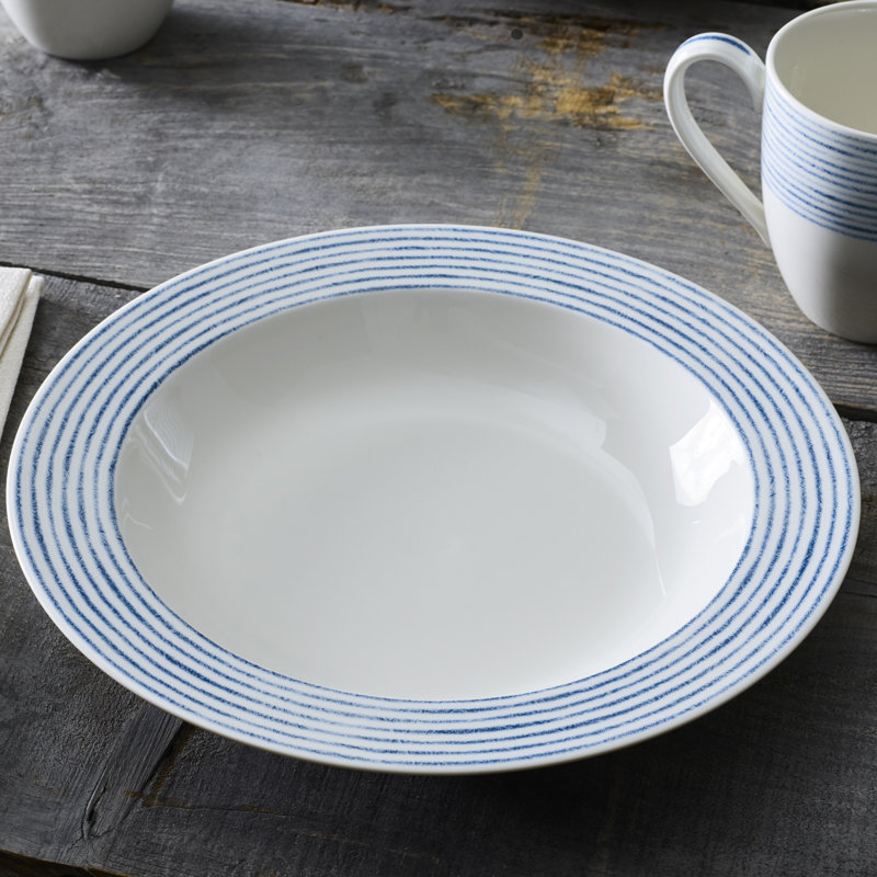 Noritake Hammock Pasta Bowl, 10-3/4", 30 oz., Blue