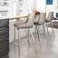 Chaise Magnus - gris et argent