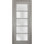 Porte-fenêtre en verre givré massif | Quadro 4002 | Poignée simple à panneau régulier | Portes de salle de bain robustes