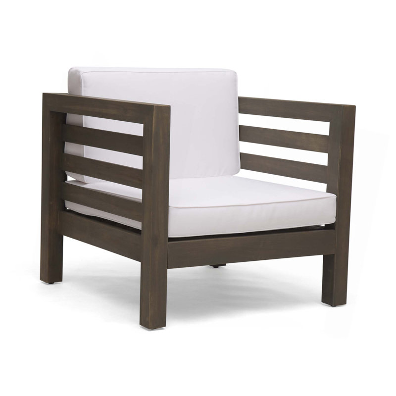 Caractéristique de salon unique, chaise d'appoint distinctive, Gris, Tissu beige