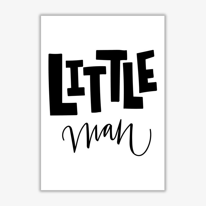 Little Man - Print, 42 cm H x 30 cm W x 1 cm D, No Frame