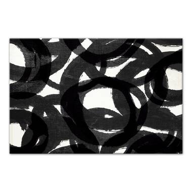 Art Remedy Abstract Hera Geometric Circle Framed On Canvas Print