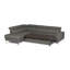 Camden Real Leather Corner Sofa with Pull-Out Bed, Storage & Adjustable Headrests-15731924-15731921