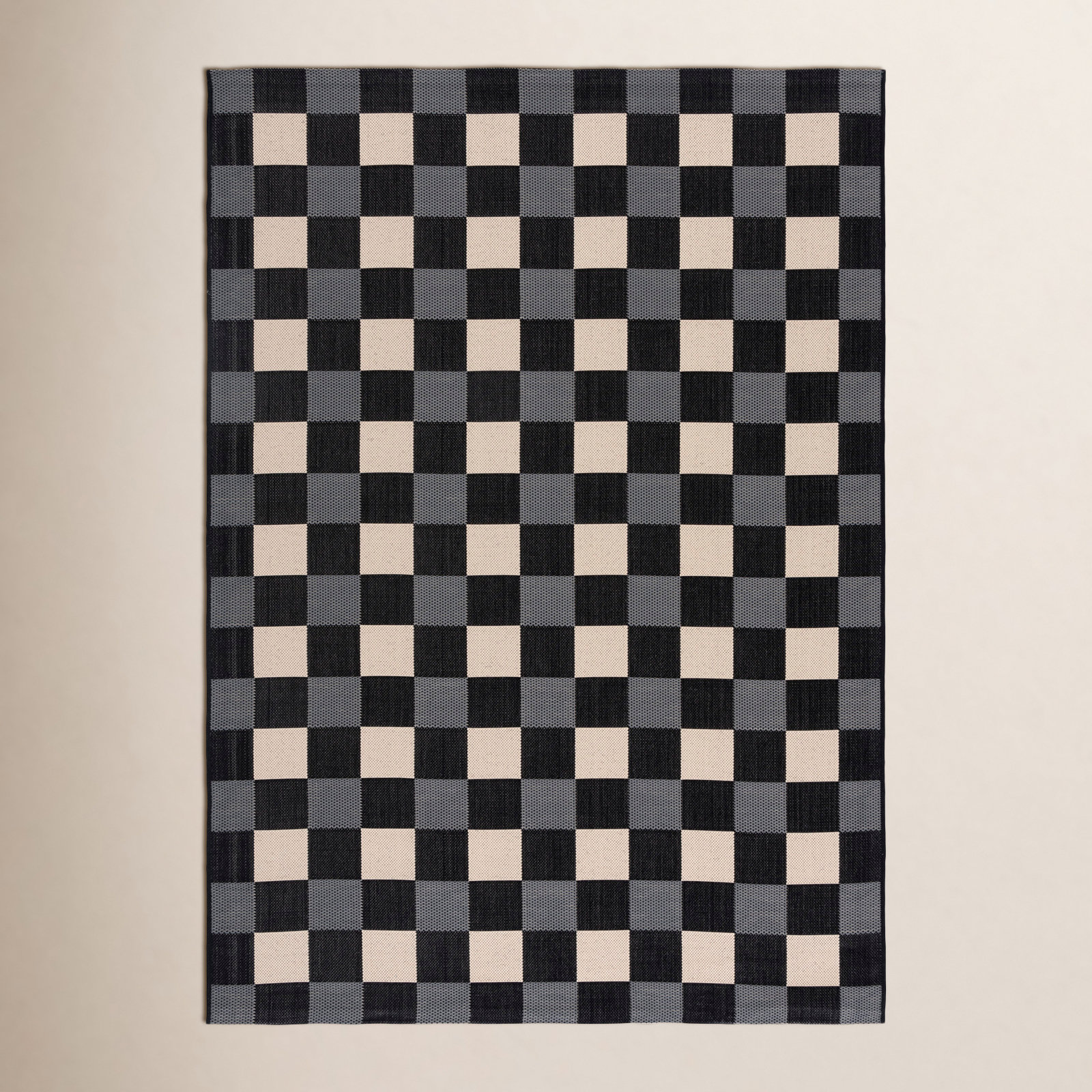 Mererid Geometric Indoor/Outdoor Area Rug, Rectangle 5'3" x 7'6"
