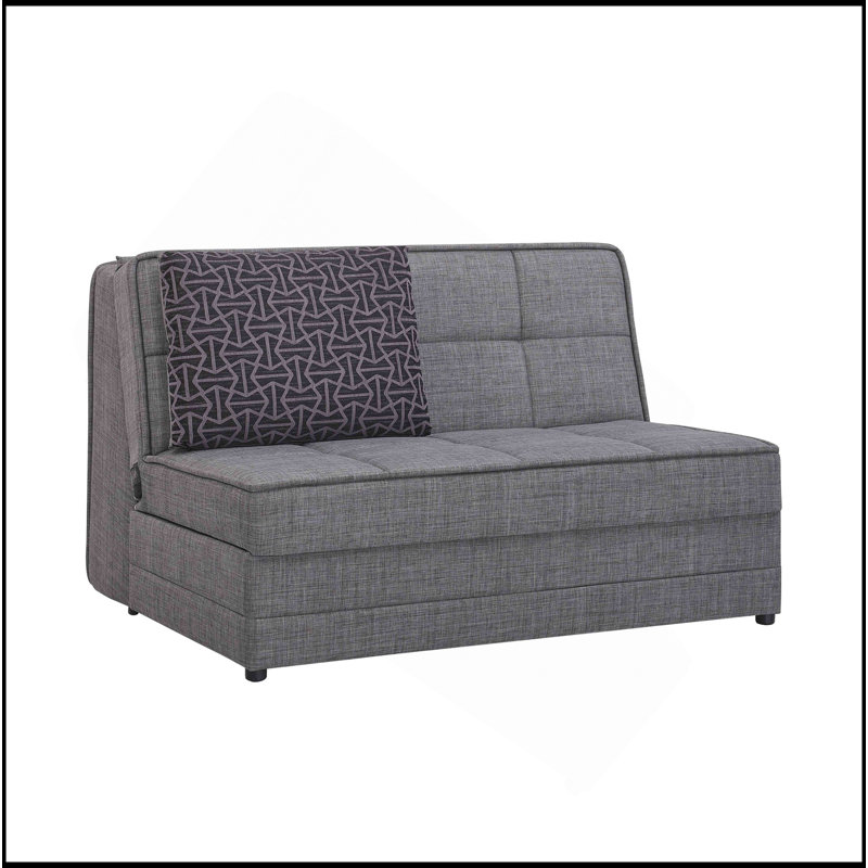 Causeuse convertible avec rangement Primenest, Gris