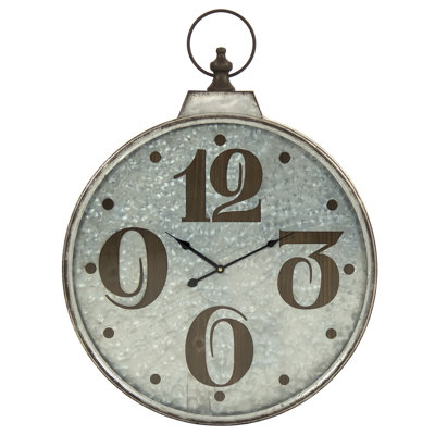 Ragsdale Metal Analog Wall Clock