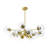 Mid-Century Modern 12 - Light Glass Globe Sputnik Chandelier