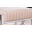 Repose-pieds Velveteen - Champagne avec chrome