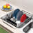 Expandable Over Sink Dish Drying Rack - Adjustable, Rust Resistant, Perfect For Small Kitchens