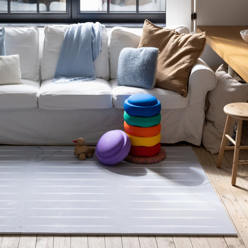 Tapis de jeu Lucio Nordic Mist, 6 x 12 ft