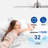 Stylish 52" Indoor Brushed Nickel Downrod Mount Ceiling Fan With LED Light,Reversible Motor and Remote Control-283176750-283176745-283176751