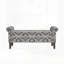 Banc avec rangement et repose-pieds avec couvercle relevable, repose-pieds rembourré pour la chambre à coucher du salon | Idée de cadeau-1698779991