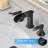 Bathroom Faucets For Sink 3 Hole And 8 Inch Widespread Bathroom Sink Faucet With Pop Up Drain Double Lever Handle Faucet Bathroom Vanity Faucet Basin Mixer Tap Faucet With Hose