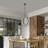 Beatryce 3 - Light Aluminium LED Globe Chandelier