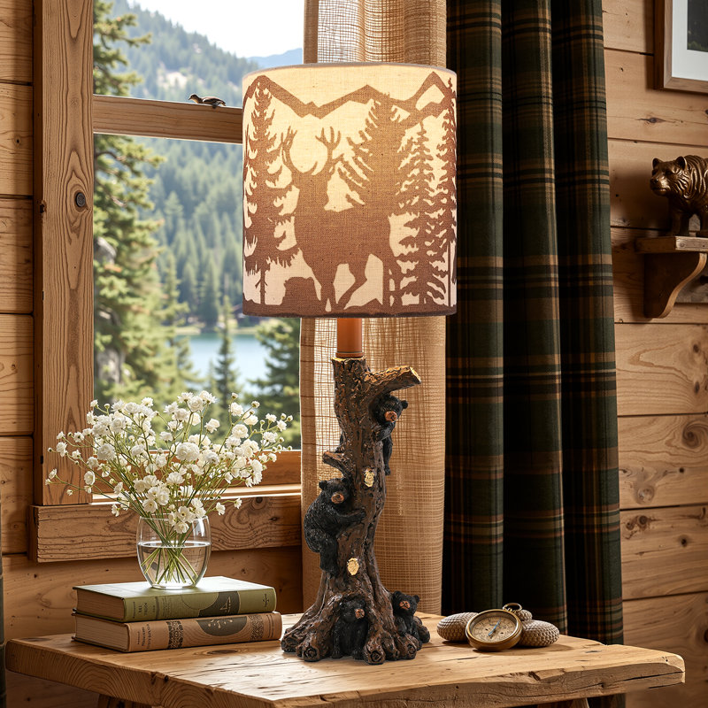 Petite lampe de table 19 po